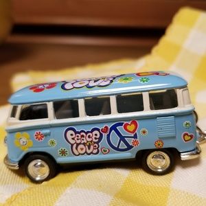 Hippie Volkswagon VW Bus Key Chain